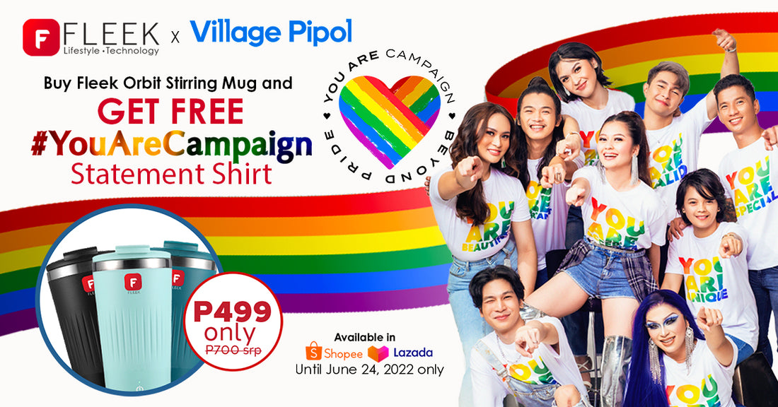 Fleek partners with Village Pipol's  LGBTQIA+ #YouAreCampaign